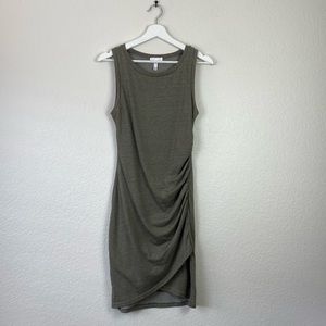 Leith  sage green color skinny mini sleeveless dress size S.